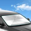 Car Windshield Sun Shade Umbrella Foldable Car Sunshade Cover For Mercedes Benz AMG W212 W205 W246 W177 W176 W213 GLC GLE GLS ML Welcome Laser Lamp