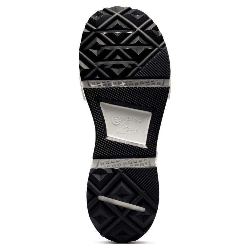 Converse Run Star Legacy Round-toe lace-up Abrasion Absorbing High Top Espadrilles Unisex Grey