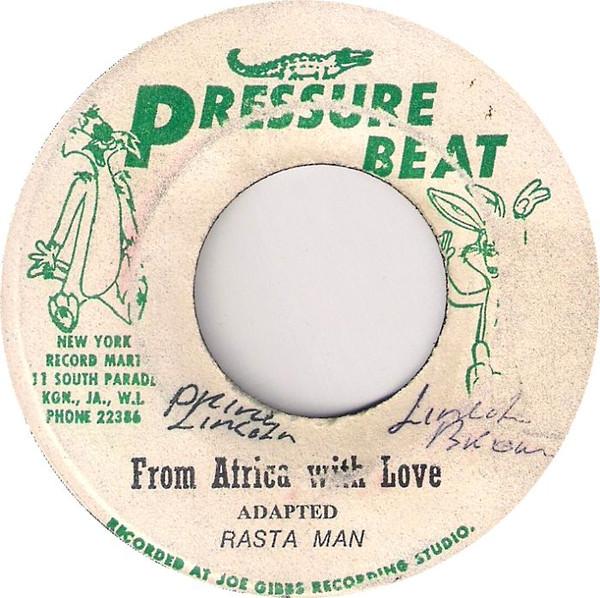 

7inch Record RASTA MAN 2 CAT CAMPBELL From Africa With Love By The Rive NONE Pressure Beat 1972 Jamaica Reggae Ska Dub Used