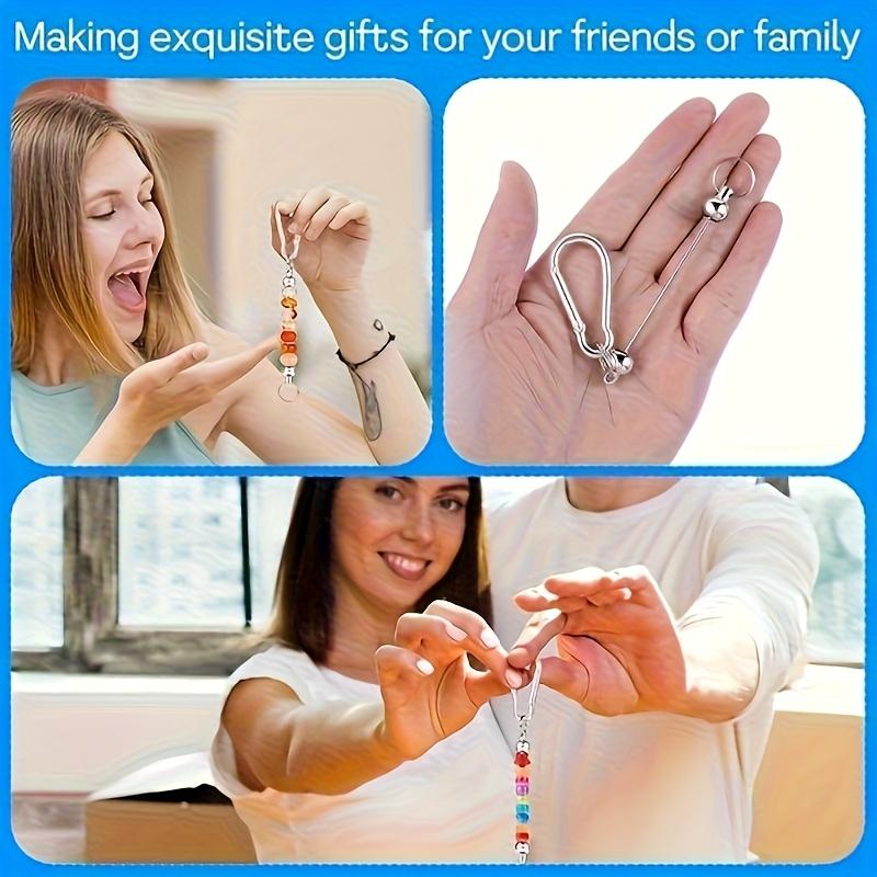 10PCS DIY Metal Bead Keychain Jewelry Pendant Classic Fashion Mobile Phone Chain Bag Hanging Decoration Creative Craft Essential
