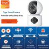 6MP Indoor Smart Camera with Dual Lens & Screen for 24-Hour Monitoring and Alarm System