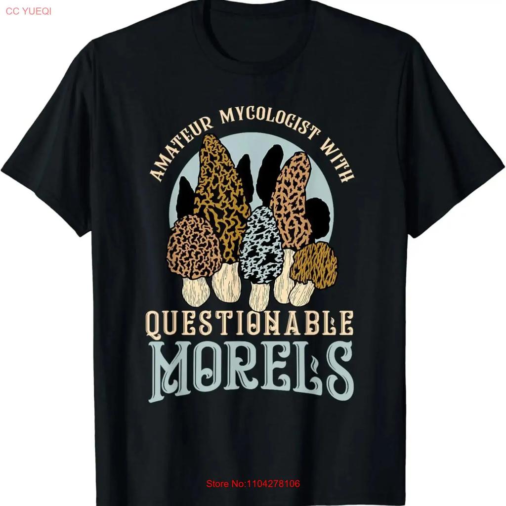 Amateur Mycologist With Questionable Morels Present Oudoor T Shirt vintage Washed fashion Unisex Stretched Comfortable