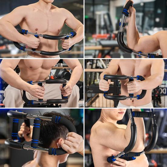 Exercițiu pentru brațe Twister cu mâner din spumă, 40-50 kg, bară de antrenament reglabilă pentru piept, antebraț, triceps, întăritor muscular pentru piept, expansor pentru acasă, echipament de fitness