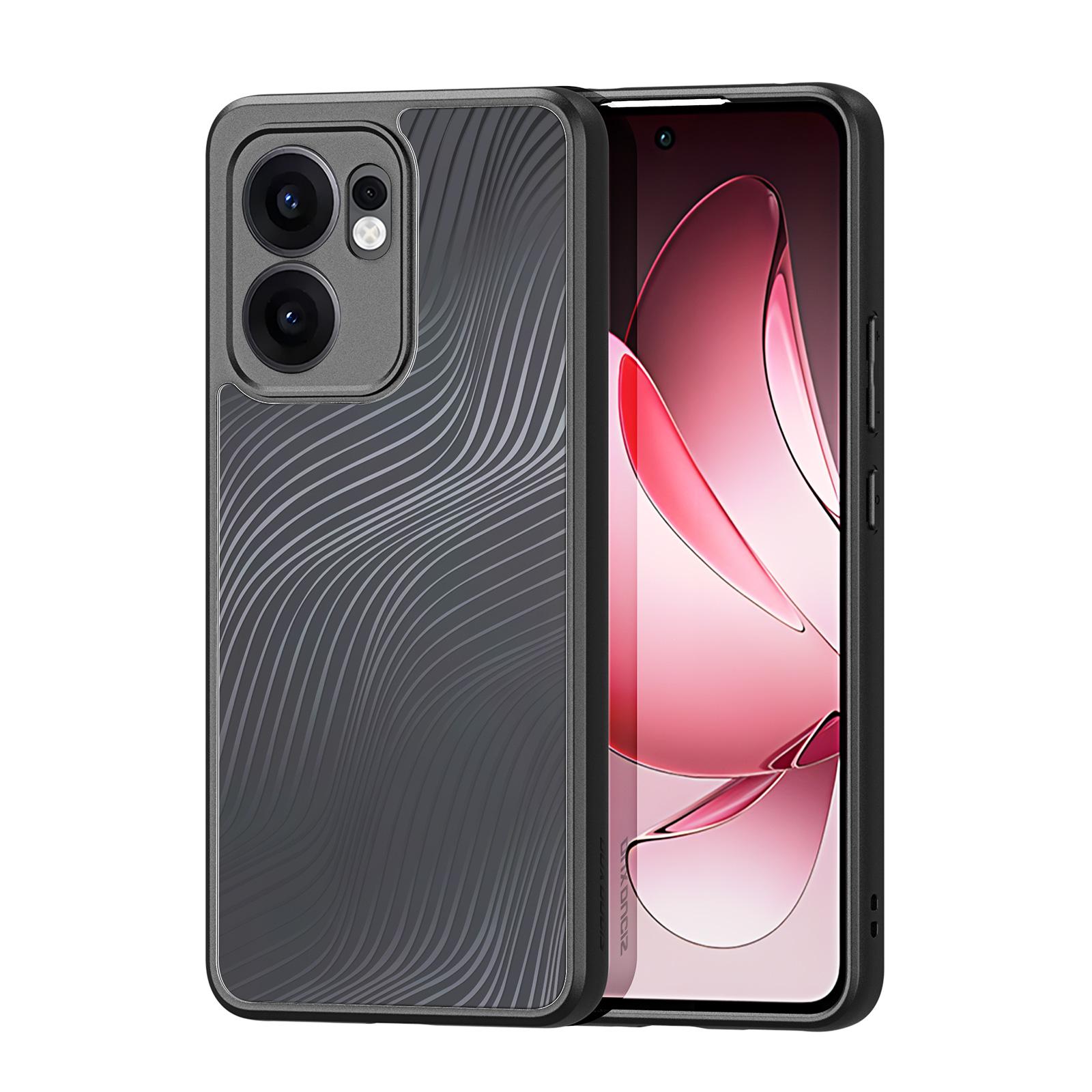 

Для Oppo Reno13 F 4G/Oppo Reno13 F 5G Чехол DUX DUCIS Серия Aimo ТПУ+ПК Матовый Противоударный Чехол для Телефона (Сертификация REACH) Black