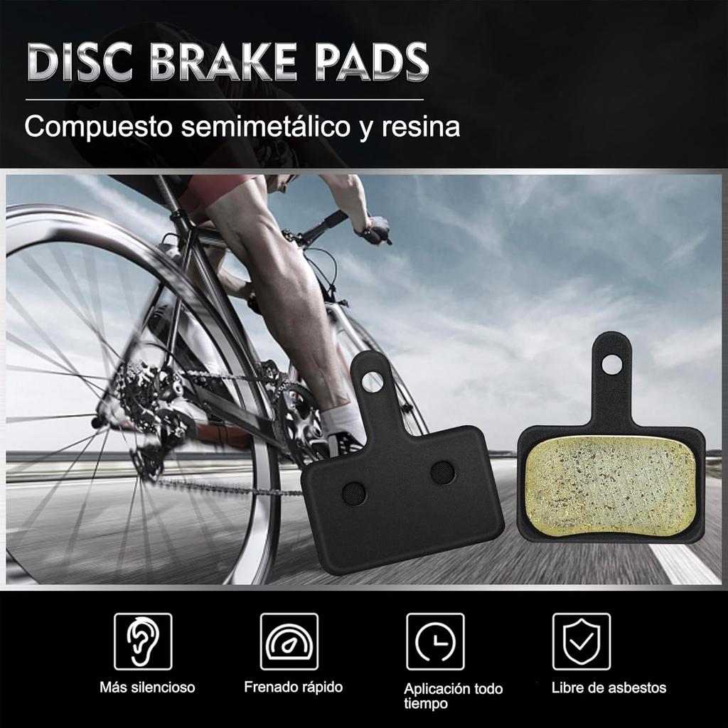 4 Pairs Bicycle Brake Pads, Brake Pads for B01s TRP Tektro Deore M315 M355 M365