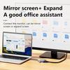Blueendless 8-In-1 Magnetic HUB With M.2 NVMe/SATA SSD Enclosure (HDMI+PD100W+USB-C/Type-C 3.2+USB-A 3.2+SD+TF+AUX)