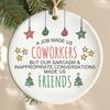 Neighbors Christmas Ornament Thank You Gift for Good Neighbors Welcome to The Neighborhood Holiday Ceramic Tree Ornament