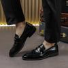 Leather Casual Shoes Men Loafers Luxury Design Slip On Male Dress Shoes Leisure Style Big Size Good Wear-resistant Sole