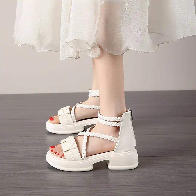 Fashion Platform Roman Style Anti Slip Hot Sandals for Women Comfort Original on Offer The Best 2025 Luxury Summer Sale Vip Woman Shoes