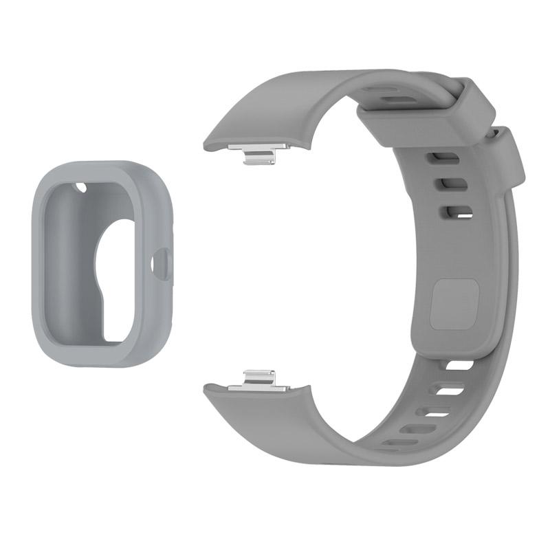 Silikonreim til Redmi Watch 4 Reim med mykt dekselbeskyttelse Erstatningsarmbåndstilbehør Redmi Watch 4 Sportsarmbånd