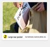 Portable Moon Chair: Lightweight Folding Stool for Camping, Fishing, Beach, and Picnics