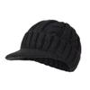 Plush Men Peaked Cap Thermal Winter Men Hat Simple Woolen Knitted Hat  Winter