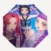 Neon Lights Fashion: Trendy Accessories for Your Style!Umbrella with Cute Design,Portable 3-Fold Compact Umbrella for Men&Women,Valentine's