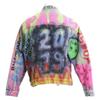 Balenciaga [Domestic Regular] 562529 Graphic Oversized Denim Jacket 46 Blue / multicolorUsed