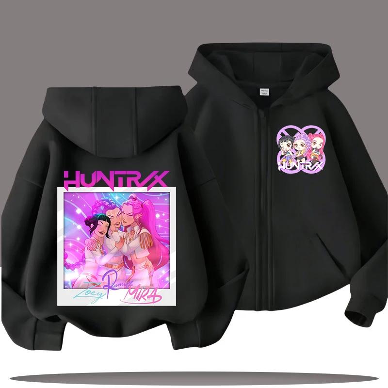 2026 Nová chlapecká mikina Zipová mikina Dětský top Mikiny na zip Saja Chlapci Kpop Mikina Lovci démonů Dětské oblečení Dívka