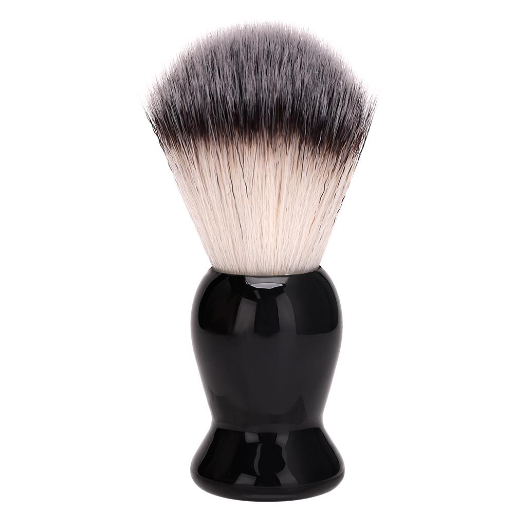 Men's Shaving Set: Large Plastic Bowl with Brush for Beard Cleaning.