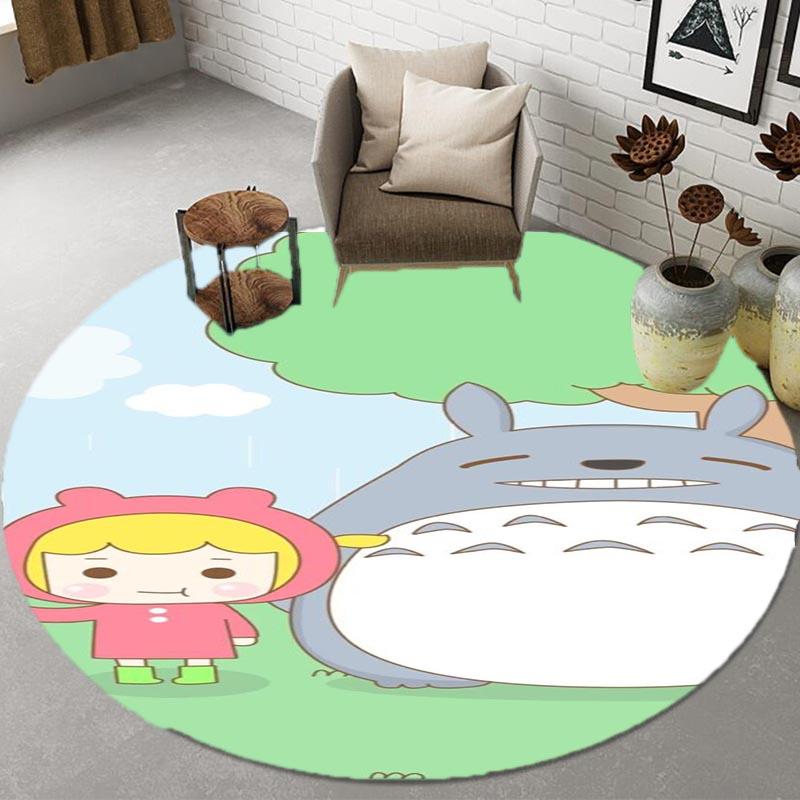 2023 Animation Cartoon 3D Rugs Round Mats Round Rugs Bathroom Mats Home Decoration Kitchen Rugs Living Room Rugs Non-slip Rugs