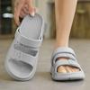 Men's Summer Sandals Soft Cloud House Platform Slides Unisex Outdoor Non-slip Beach Shoes Men Bathroom Slipper