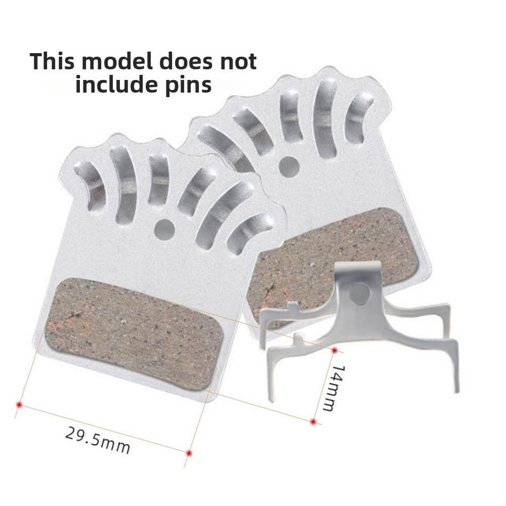 1set Metal Four Piston Black Disc Brake Pad  for Scooter Electric Vehicle