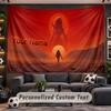 Predator Personalized Tapestry Support Custom Name, Wall Art Home Decoration