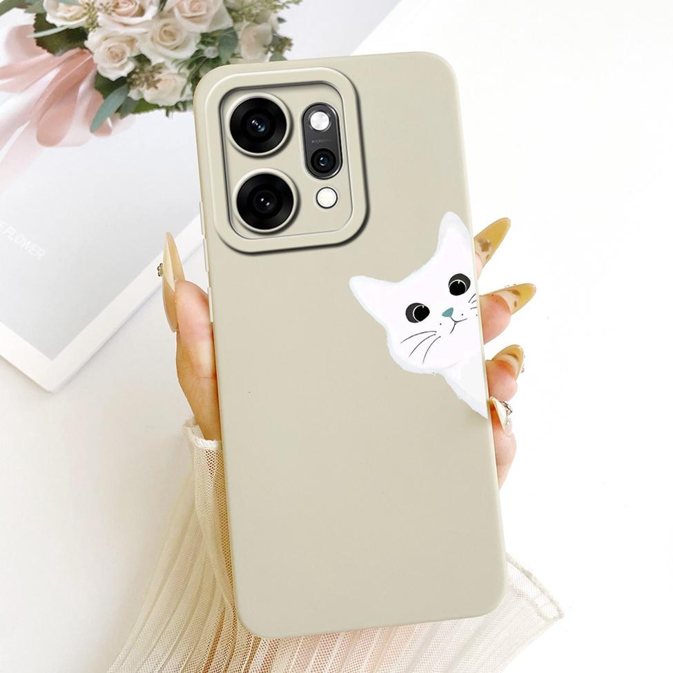 For Oppo Reno 14Pro PKZ110 CPH2739 Casing For Oppo Reno14 Pro Cover Fashion Cartoon Cute Funny Painted Silicone Phone Case