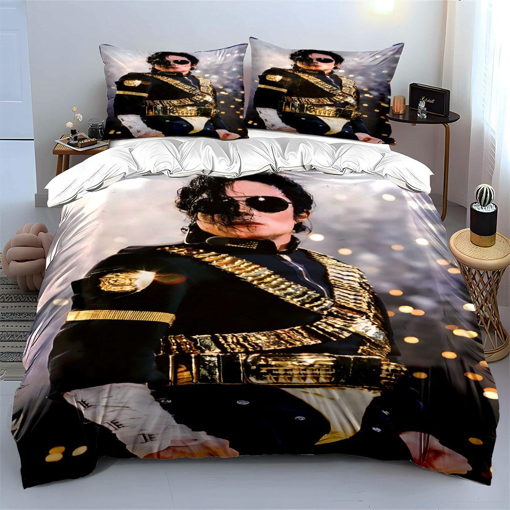 Musik König Muster Bettwäsche Set Bettbezug Set Bettbezug Kissenbezüge (1*Bettbezug, 2*Kissenbezüge, Füllung nicht enthalten)