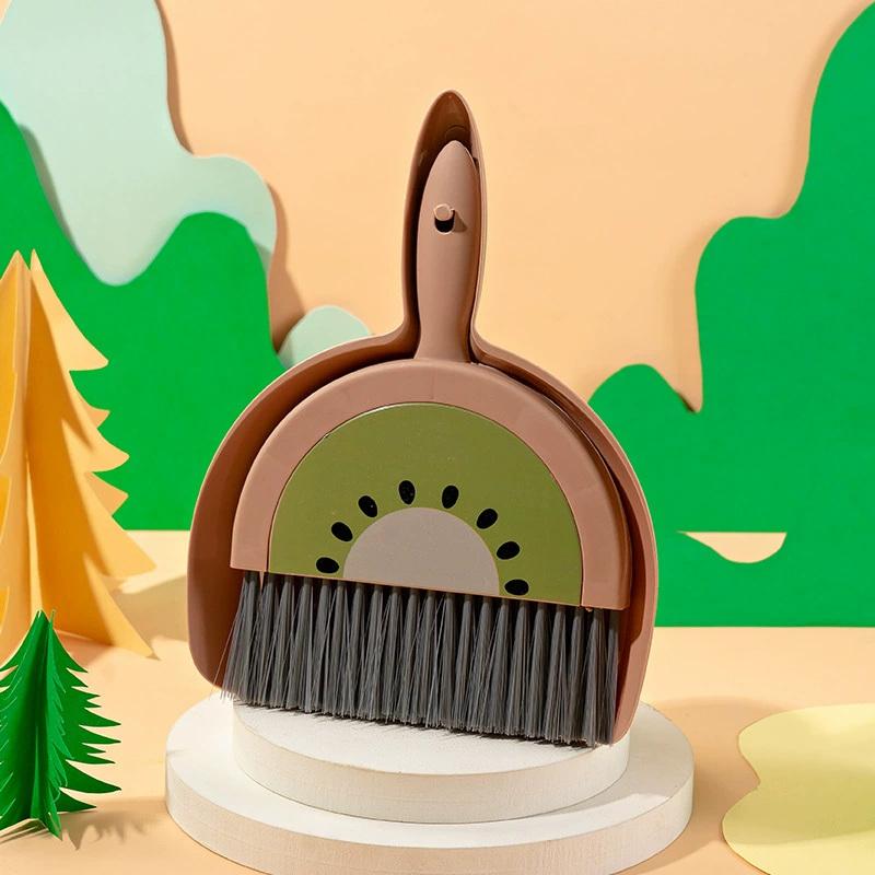 1pc Mini Broom And Dustpan Set Broom Dustpan Brush Desktop Cleaning Cleaning Garbage Shovel For Home Living Room Table Camping