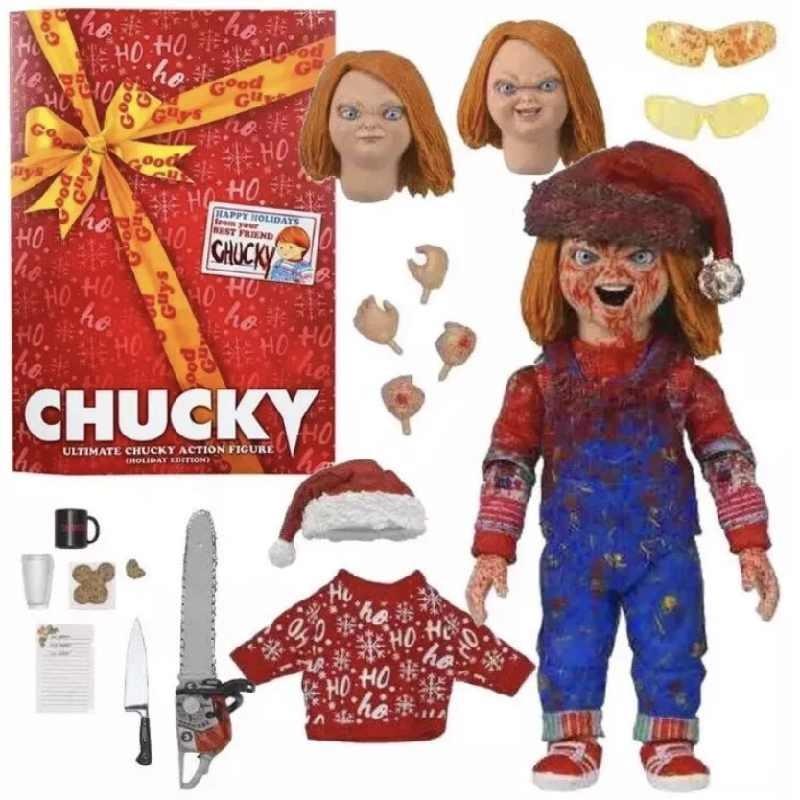 

Christmas Child s Play Pvc Model With Christmas Costume For Fans
