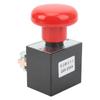 Emergency Stop Push Button Switch IP67 Waterproof 220‑250A 12‑220V 50mm Mouting Hole for Vehicles Forklifts