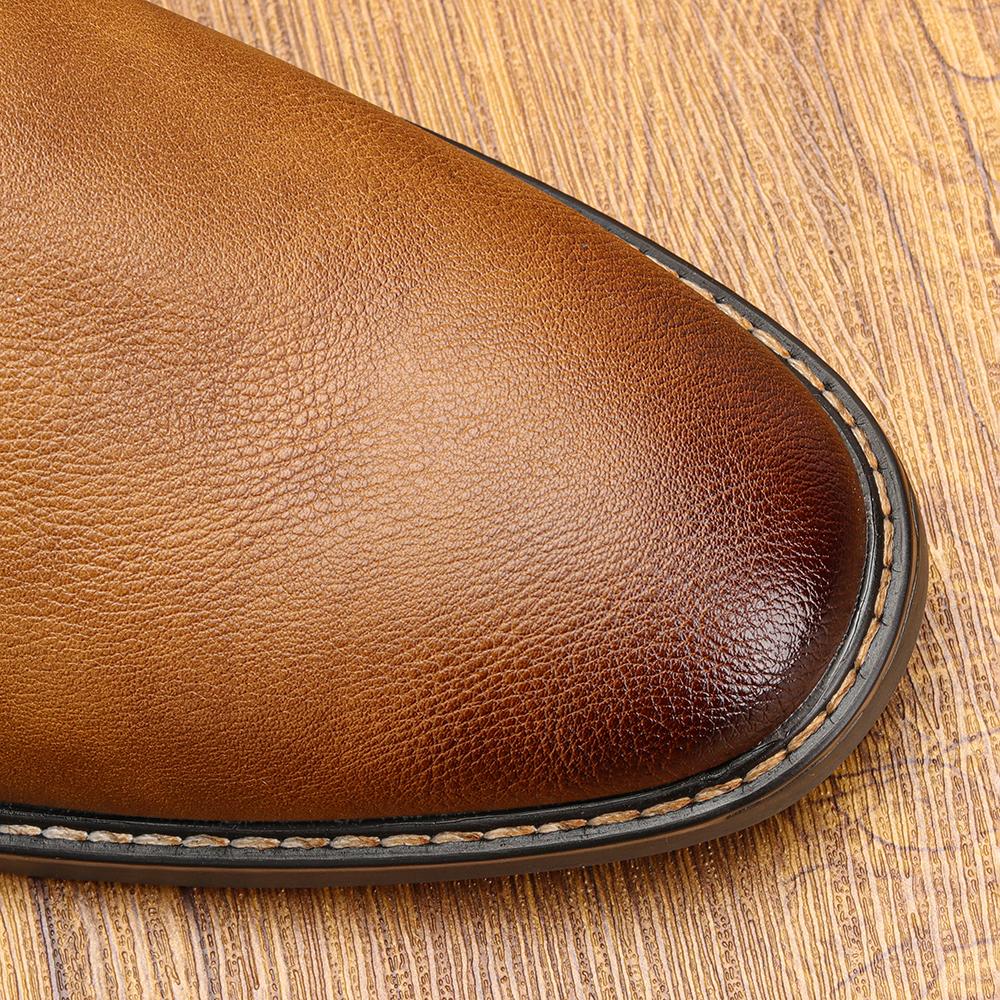 Retro Comfortable Men's Chelsea Boots Fashion  Brand Men Boots