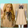 Costume da Cosplay per Bambini Ispirato al Film M3gan Vestito di Carnevale Vestiti per Feste
