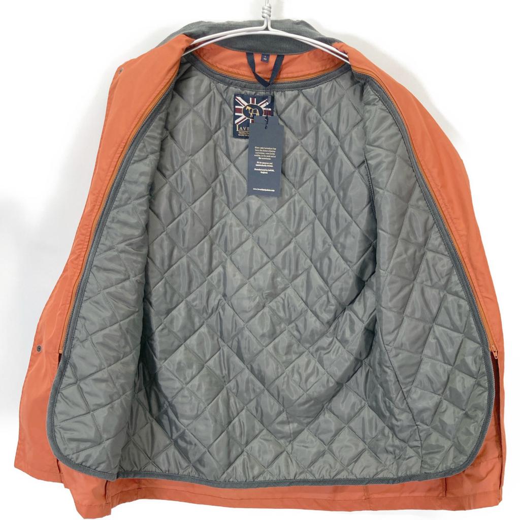 LAVENHAM Terracotta Liner Quilted Nylon Jacket Jacket L terracottaUsed