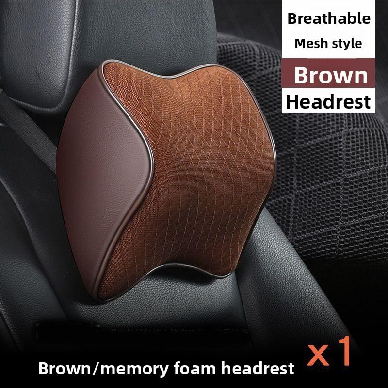 Car Headrest Waist Pillow Car Memory Cotton Neck Pillow Car Seat Car Pillow Back Pad Support Comfortable