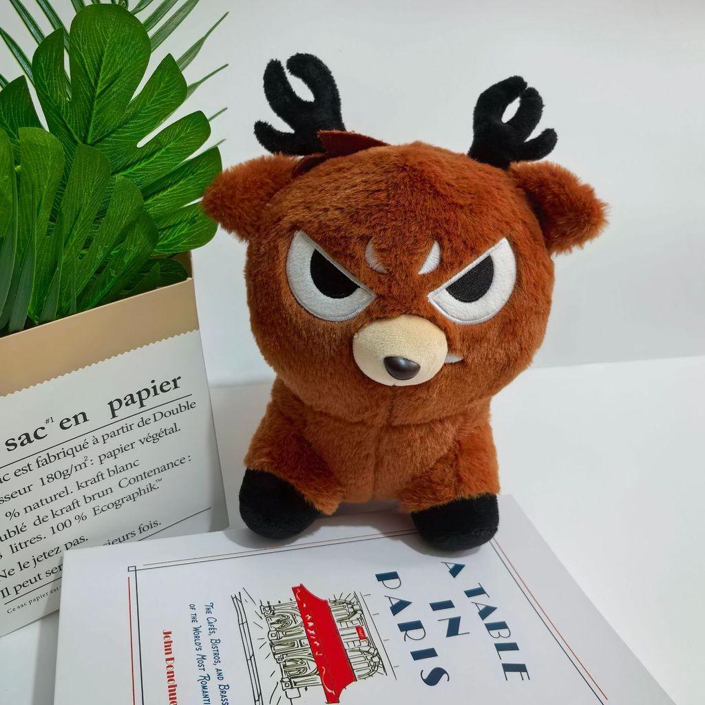 99 Nights In The Forest Deer Plush Toy With Short Pile Fabric For Kids Playroom Decor