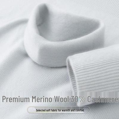 Women's 30% Cashmere Blend High-Neck Sweater