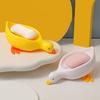 Duck-Shaped Soap Box Non-Slip Design Self-draining Easy to Clean Universal Soap Holder Bathroom Decoration