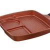 Bestco Frying Pan with 3 Variaspan Dividers, Sides, IH, Gas, Red, ND-5130,