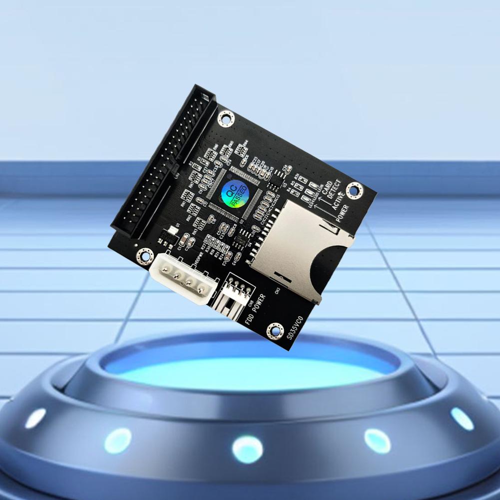 SD Memory Card To 3.5inch 40Pin IDE Hard Disk Drive Adapter 40Pin Male IDE Adapter Card Support for Dos Linux Windows