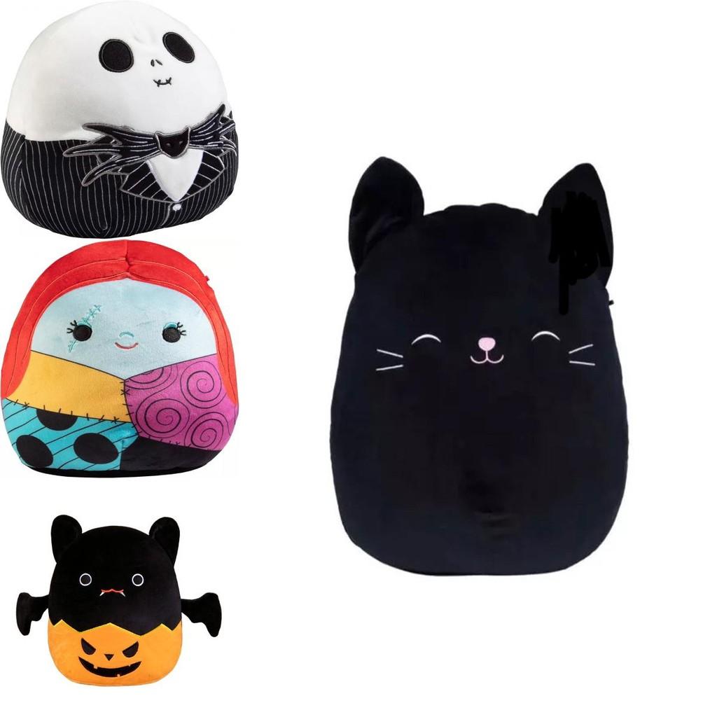 Halloween Squishmallows The Nightmare Before Christmas Jack Sally Bat Pumpkin Plush Toys
