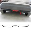 For Toyota CHR C-HR 2016 2017 2018  Carbon Fiber Rear Bottom Bumper Cover Trim Tailgate Boot Lid Strip Car Accessories