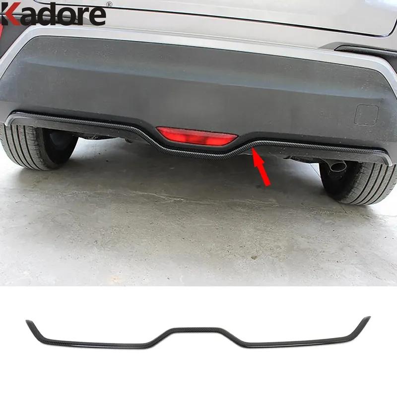 For Toyota CHR C-HR 2016 2017 2018  Carbon Fiber Rear Bottom Bumper Cover Trim Tailgate Boot Lid Strip Car Accessories
