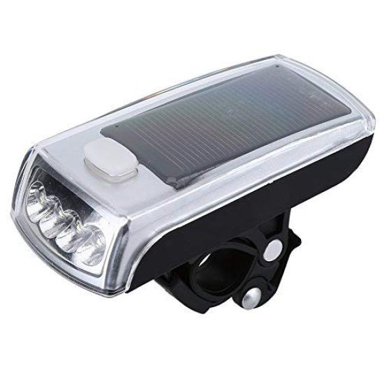 Bicycle Front Bicycle Solar USB Dual Front 4 200m 3 Lighting 1200 with Fixed Holder Light, Headlight, & Charging, Lamp, High-Brightness LEDs,