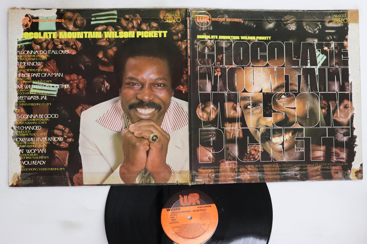 

LP Record WILSON PICKETT Chocolate Mountain ALB9001 WICKED RECORDS 1976 US SoulFunk Used