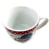Les Trésors De Lily [M1397] - Porcelánový hrnek 'Belle Epoque', červený a bílý (psi) - 9x9 cm