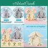 Plush Elephant Toy With Eye Covering For Kids Interactive Sleep Aid And Comfort