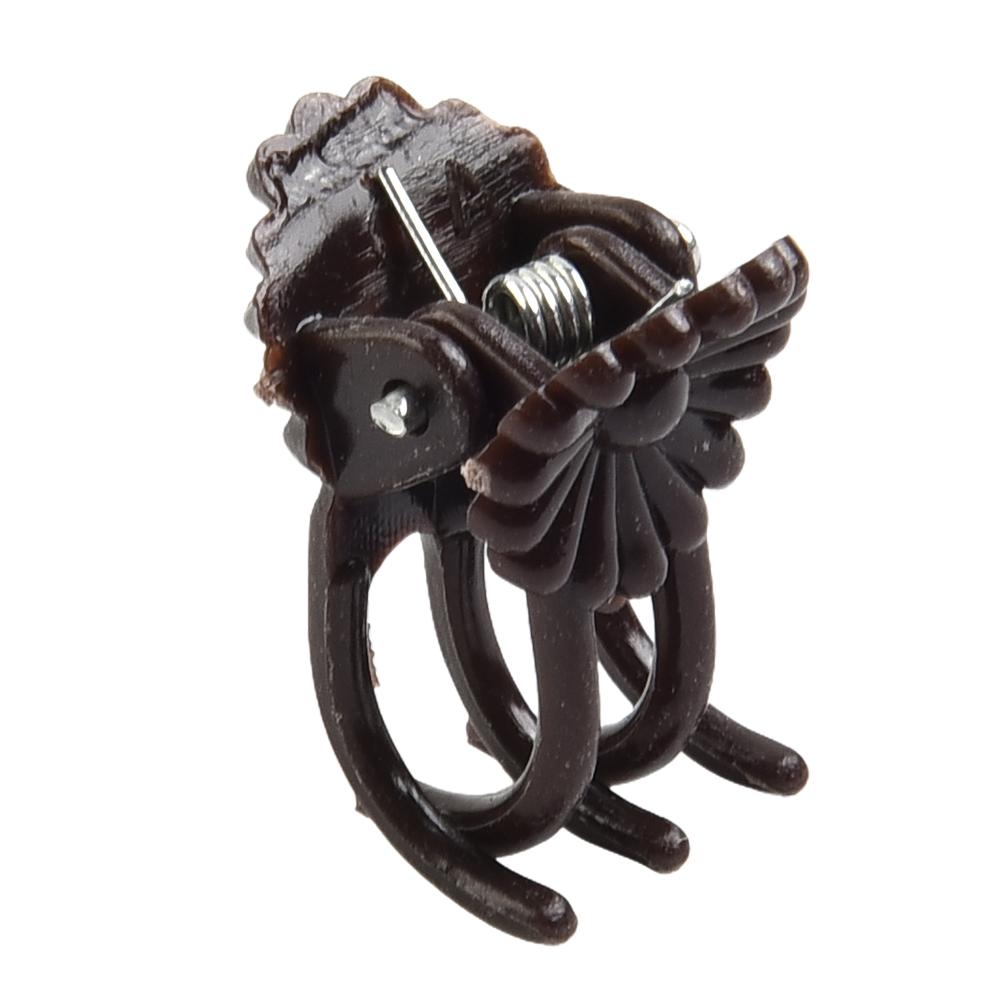 

50 шт. Зажимы для растений Зажим для стебля орхидеи Поддержка растений Зажим для стебля вьющегося растения Завязанный Темно-зеленый Зажим для поддержки цветка растения Садовый инструмент коричневый