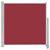 VidaXL Auvent latéral rétractable de patio 160x300 cm Rouge