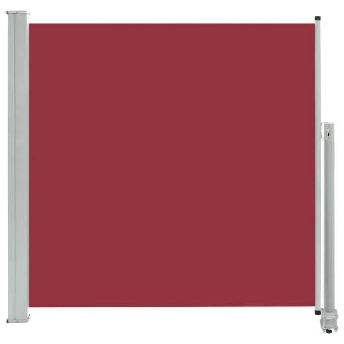 VidaXL Auvent latéral rétractable de patio 160x300 cm Rouge