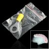 100Pcs Mini Reclosable Zip Portable Clear Pouch Storage Bags