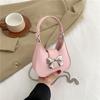 Niche Bow Handbag New Style Sweet and Cool Mini Lipstick Chain Bag Crossbody Bag Women